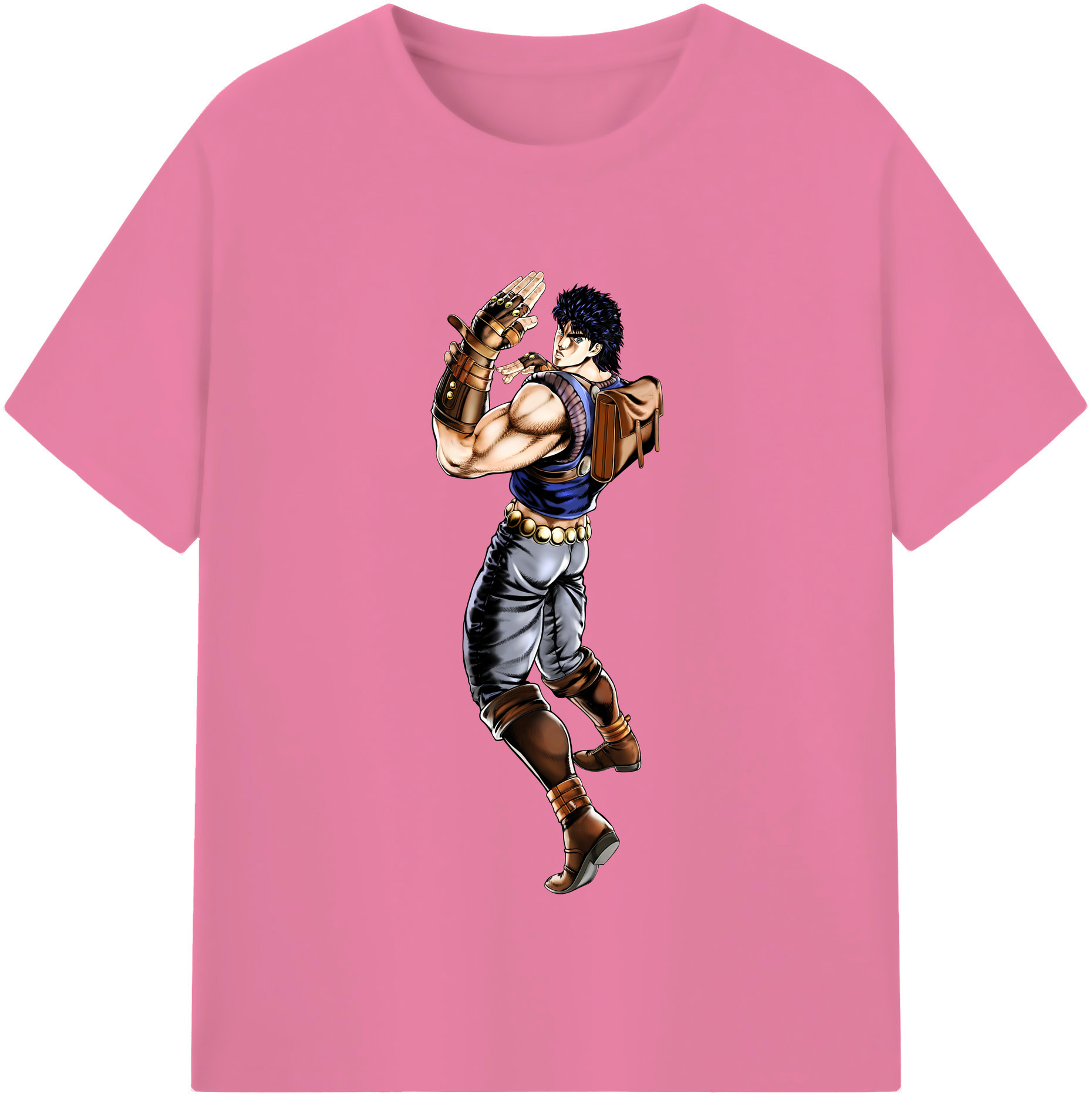 （画像用） ジョジョの奇妙な冒険 /ジョナサン?ジョースター JoJo's Bizarre Adventure Jonathan Joestar 綿100％半袖Tシャツ（フロントプリント）